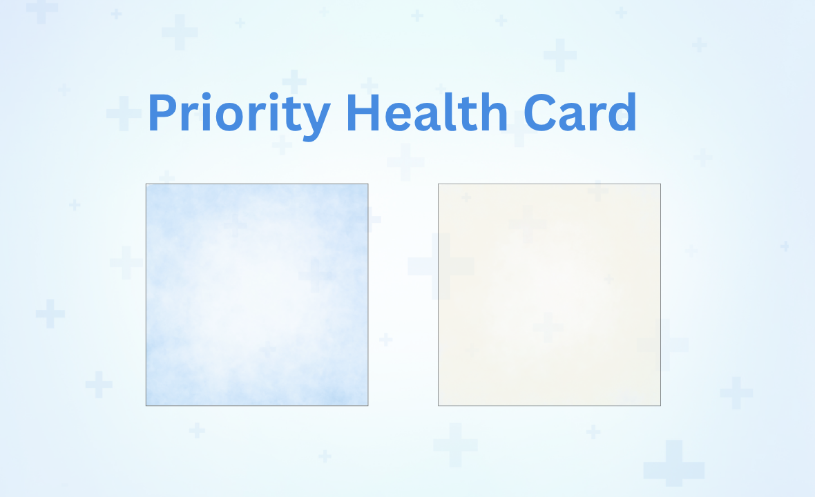 Priority Health Card design